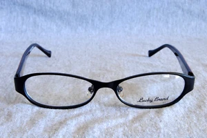 lucky brand eyeglass frames mckenzie matte black 52-15-130 - Picture 1 of 4