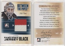 2010-11 ITG Between the Pipes Game-Used Black Jersey /120 Antti Niemi #M-01