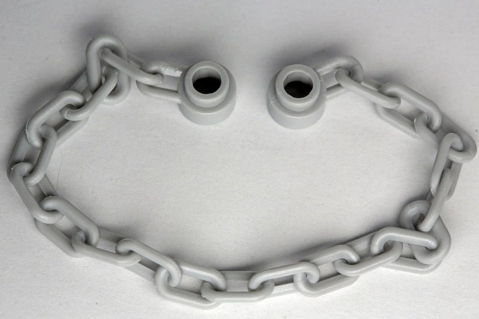 NEW LEGO - Chain - 21 Links (16-17L) Gray Light Bluish x 1 - 4766 7249 41122 - Image 1 of 1