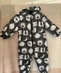 GEORGE BOYS 3-4 YEARS PUDDLESUIT, RAIN SUIT ALL IN ONE COAT COMBINE POST - Picture 1 of 4