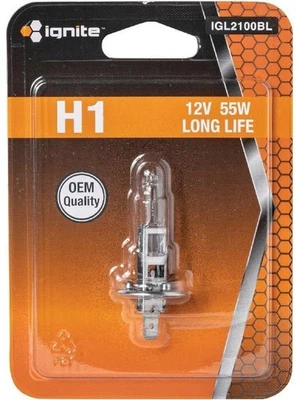 Ignite H1 Halogen Globe 12V 55W fits Peugeot 207 Sw 1.6 WK HDi (IGL2100BL) - image 1 of 4