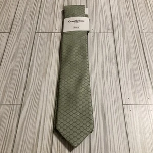 Goodfellow & Co Krawatte Grün Geometrische Form Herrenkrawatte. " Polyester NEU - Bild 1 von 7