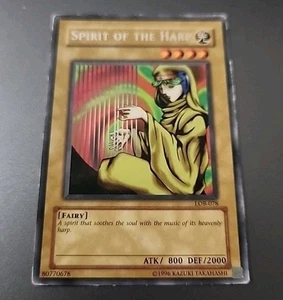 Yu-Gi-Oh! TCG Spirit of the Harp LOB-078 1st Edition Rare LP - Picture 1 of 2