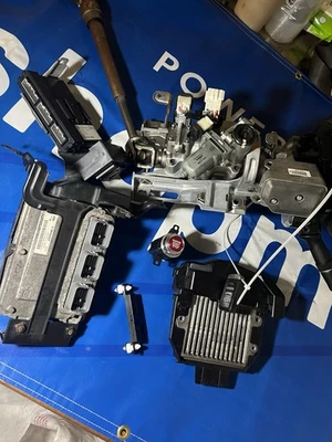 14-17 Acura RLX Key Ecu Immobilizer Set Steering Lock Module Injector Module Bcm - Image 1 of 4
