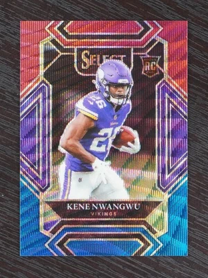 Kene Nwangwu Rookie 2021 Select Tri-Color Prizm Club Level SP /149 RC #174 - Image 1 of 2