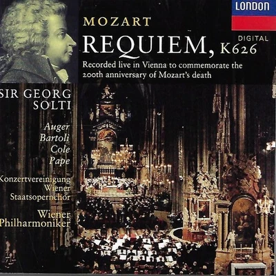 Mozart: Requiem, K626 by Georg Solti (CD, 1992, London) - Imagem 1 de 2