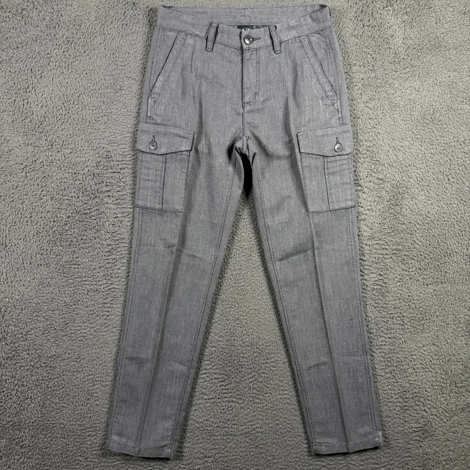 Armani Exchange Pants Mens 30x30 Gray Cargo Pants Slim Fit Wool Blend Designer - Image 1 of 4