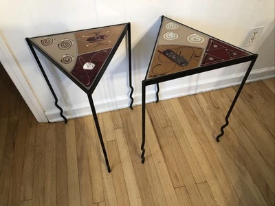 🔥🔥🔥Staropoli Triangle Memphis Style End Tables 🔥🔥 - Image 1 of 4