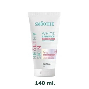 140ml Smooth E White Babyface Foam 4% AHA Spotclear Brighten Smooth Hydrate Skin - Picture 1 of 9