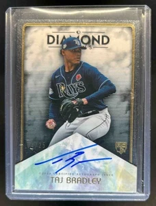 2023 Topps Diamond Icons Taj Bradley Auto #7/25 Rays - Picture 1 of 2