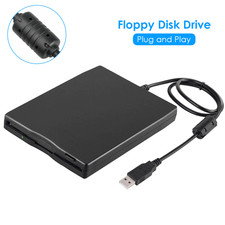 Portable 3.5" USB 2.0 External Floppy Disk Drive 1.44MB For Laptop Notebook PC