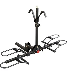 YOUNG 200 lb 2-Bike Rack Hitch Mount Platform Style for Cars 2 Fat Tire Bikes - Picture 1 of 8