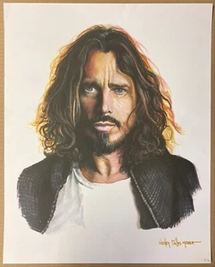 CHRIS CORNELL~WESLEY DALLAS MERRITT~SIGNED & NMBRD 1st EDITION LITHOGRAPH POSTER - Picture 1 of 3