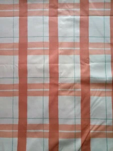 Vintage 90s Eileen West Plaid Cotton Fabric 3.8 Yards Chatelane - Picture 1 of 4