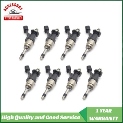 8PCS Fuel Injectors 12668393 For 2014-2018 Cadillac Camaro Chevrolet 6.2L V8 - Image 1 of 4