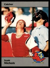 1990 Louisville Red Birds Scott Nichols #28