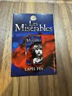 Les Miserables - Broadway Musical - Official Lapel Pin - NEW