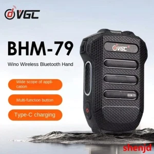 BHM-79 Bluetooth Wireless Walkie Talkie Microphone Lightweight Handheld Black @ - Picture 1 of 12