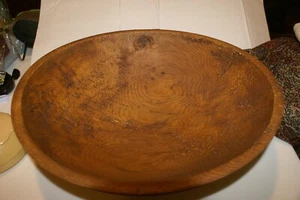 NEW Decorative 14"D Round FAUX WOOD BOWL BY TEX-CRAFT 4.5"H ORIG.TAG $72.50 USA - Picture 1 of 5