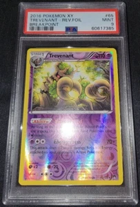 Reverse Holo Foil Trevenant # 65/122 XY: Breakpoint Set Pokemon Cards PSA 9 MINT - Picture 1 of 1