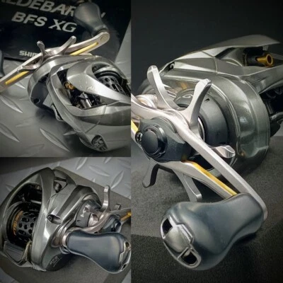 SHIMANO【16 ALDEBARAN BFS XG】R-H 8.0:1 GR Used Baitcasting Reel "Ex+"cond. W/Box - Image 1 of 4