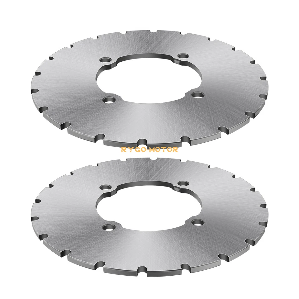 Disco rotor de freio dianteiro 2 peças para Polaris Scrambler 400 500 4X4 2x4 1998 1999 2000 - Imagem 1 de 4