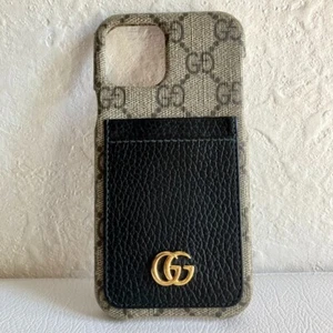 Gucci Phone 12 12Pro Case Ophidia GG Marmont DoubleG iPhone Cover - Picture 1 of 16