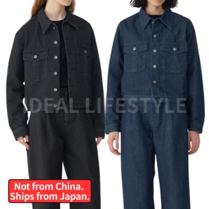 Chaqueta vaquera MUJI Washi Blend S M L XL gris oscuro/azul marino oscuro para mujer nueva con etiquetas - Imagen 1 de 29