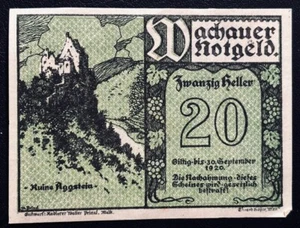 1920 Austria Banknote 20 Heller Austrian Paper Currency Notgeld Free Shipping - Picture 1 of 3