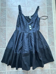 New! Women's Gap Dress, Black & Dark with Gray mixed , Size 10 - Picture 1 of 6