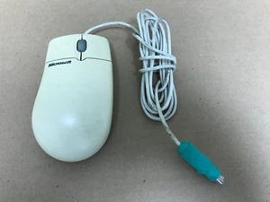 Microsoft IntelliMouse Vintage Ball Mouse 1.2A PS/2 Compatible PN X04-72167 - Picture 1 of 3