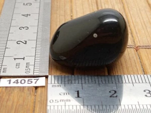 OBSIDIENNE OEIL CELESTE (avec l'oeil blanc !) pierre roulee naturelle qualité AB - Picture 1 of 5