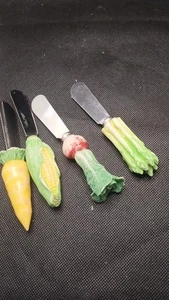 Gemüse Thema Käse und Butter Streuer 4er Set - Bild 1 von 2