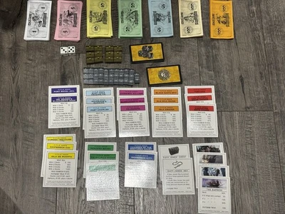 Lote de piezas de repuesto Monopoly Disney edición trilogía piratas del Caribe Foto 1 de 4