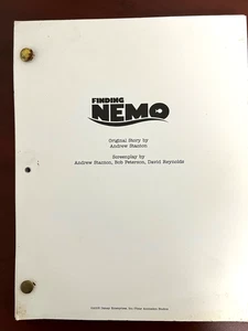 FINDING NEMO Film Drehbuch 2003 von Andrew Stanton, Disney & Pixar - Bild 1 von 8