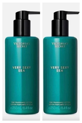 Victoria's Secret Loción Corporal Fragancia Marina Muy Sexy 8.4 OZ 2 Botellas Bolsa Gratis Foto 1 de 2