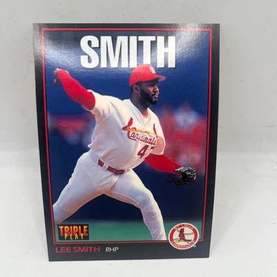 Lee Smith St. Louis Cardinals 1993 Triple Play Leaf #83 Baseball Card - Image 1 of 2