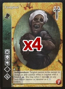 Lot of 4 cards: Tanginé [LoB set] - VTES card - Picture 1 of 2