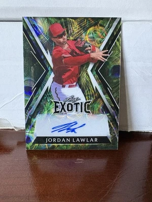 2023 Leaf Exotic Baseball Jordan Lawlar Auto 3/6  #BA-JL2 - Image 1 of 2