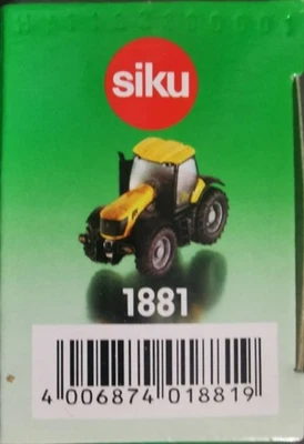 SIKU 1881 Trattore JCB 8250 - scala H0 - Immagine 1 di 4