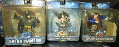 Lote de 3 pisapapeles minibustos de Batman, Wonder Woman y Superman de la Liga de la Justicia  Foto 1 de 4