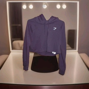 GYMSHARK CROPPED WOMANS HOODIE SWEATSHIRT SIZE MEDIUM - Picture 1 of 3