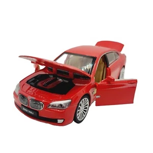 MSZ VROOM BMW 760LI DIECAST METAL 1/34, luces intermitentes, bocina y sonidos de alarma - Imagen 1 de 19