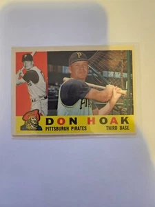 1960 TOPPS DON HOAK #373 EX/MT SPEDIZIONE COMBINATA - Foto 1 di 2