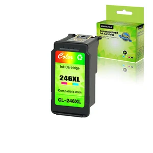 Cartucho de tinta de recarga a color CL246XL para impresora Canon PIXMA MX490 CL-246XL 246XL - Imagen 1 de 7