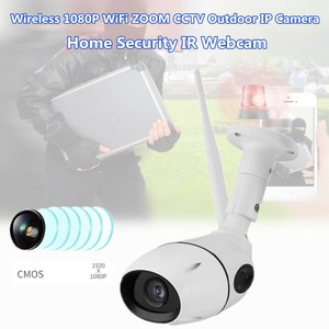 Wireless HD WiFi 5X ZOOM CCTV Outdoor IP Camera Home Security Camera IR Webcam