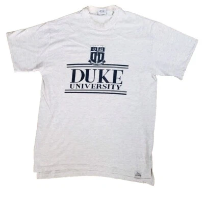 Vintage Duke University Stores Blue Devils Shirt XL Cotton Exchange USA Made - Image 1 of 4