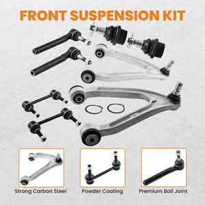 8x Steering & Suspension Kit Front Control Arm Ball Joint Tie Rod for Hummer H3 - Picture 1 of 12