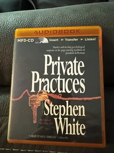 "Private Practices by Stephen White: Gripping Psychological Thriller" MP3 CD - Imagen 1 de 3