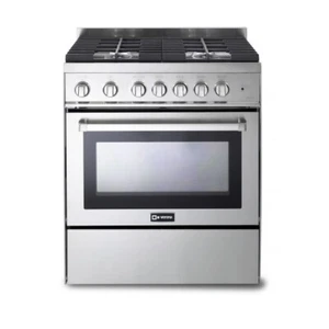 Verona VEFSGG304NSS 30" 4 Burner All Gas Range Single Oven Stainless Steel - Picture 1 of 3